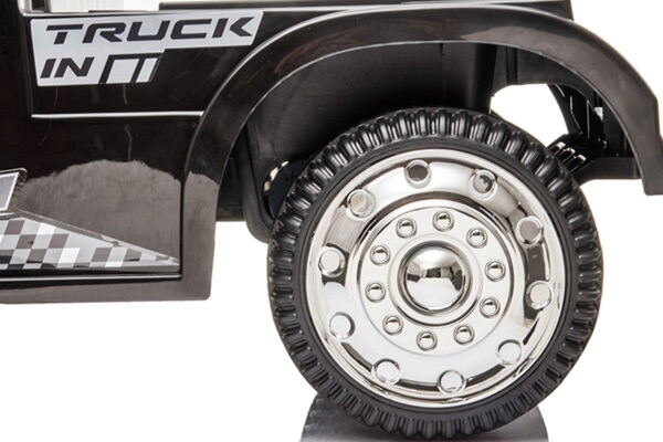 White R/C Four Motor Artic Truck & Trailer - 12V Kids' Electric Ride On