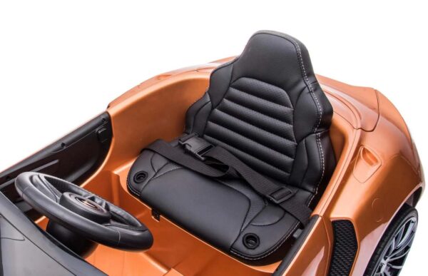 McLaren GT 12V 10A Battery Powered Kids Electric Ride On Toy Car EVA Wheels Leather Seats