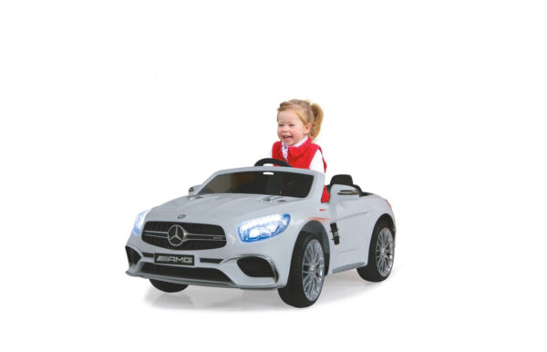 Ride-on Mercedes-AMG SL 65 white 12V | 12v kids ride on,Kids ride on,Mercedes AMG,SALOON & HOT HATCHES