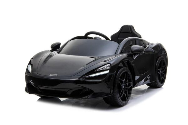 McLaren 720S Lisenced 12V Battery Powered Kids Electric Ride On Toy Car EVA Wheels Leather Seats (Model: M720S) Onyx BLACK - LK Auto Factors