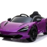 McLaren 720S Lisenced 12V Battery Powered Kids Electric Ride On Toy Car EVA Wheels Leather Seats (Model: M720S) Lantana Purple - LK Auto Factors
