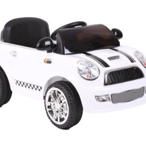 Kids Battery Powered Electric Ride On MINI Style Toy Car with Parental Remote Control (Model: S6088) (WHITE) - LK Auto Factors