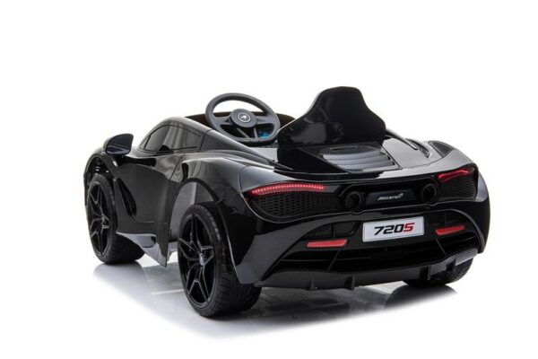 McLaren 720S Lisenced 12V Battery Powered Kids Electric Ride On Toy Car EVA Wheels Leather Seats (Model: M720S) Onyx BLACK - LK Auto Factors