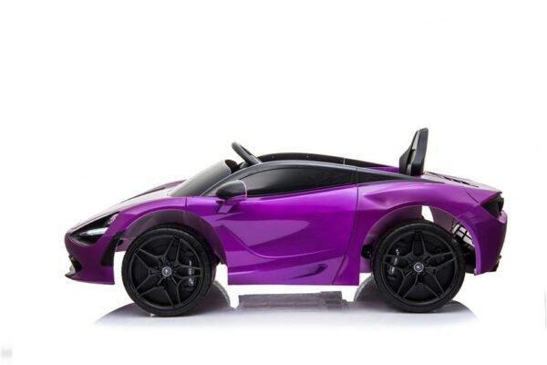 McLaren 720S Lisenced 12V Battery Powered Kids Electric Ride On Toy Car EVA Wheels Leather Seats (Model: M720S) Lantana Purple - LK Auto Factors