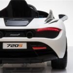 McLaren 720S Lisenced 12V Battery Powered Kids Electric Ride On Toy Car EVA Wheels Leather Seats (Model: M720S) Solica White - LK Auto Factors