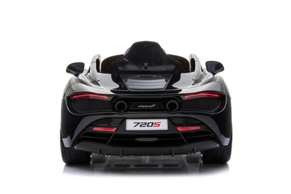 McLaren 720S Lisenced 12V Battery Powered Kids Electric Ride On Toy Car EVA Wheels Leather Seats (Model: M720S) Onyx BLACK - LK Auto Factors