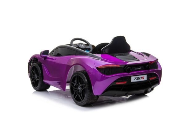 McLaren 720S Lisenced 12V Battery Powered Kids Electric Ride On Toy Car EVA Wheels Leather Seats (Model: M720S) Lantana Purple - LK Auto Factors