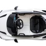McLaren 720S Lisenced 12V Battery Powered Kids Electric Ride On Toy Car EVA Wheels Leather Seats (Model: M720S) Solica White - LK Auto Factors