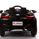 Kids 2x6V 15W TWO MOTORS Battery Powered UNBRANDED BMW i8 Style Electric Ride On Toy Car (Model: KL1888) BLACK - LK Auto Factors