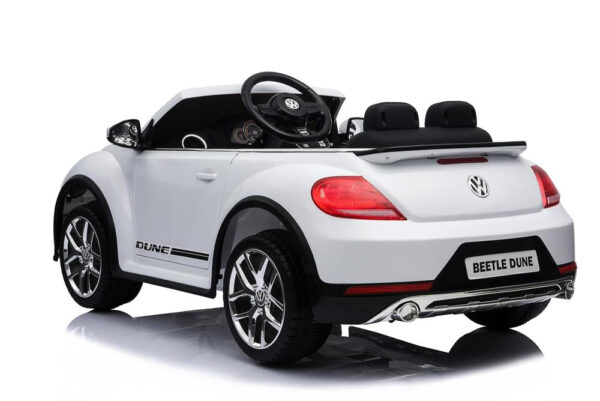 Volkswagen Licenced VW BEETLE 12V 4.5A Battery Powered Kids Electric Ride On Toy Car (MODEL S303 WHITE) - LK Auto Factors