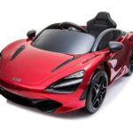 McLaren 720S Lisenced 12V Battery Powered Kids Electric Ride On Toy Car EVA Wheels Leather Seats (Model: M720S) Memphis RED - LK Auto Factors