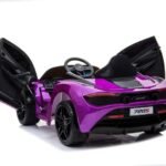 McLaren 720S Lisenced 12V Battery Powered Kids Electric Ride On Toy Car EVA Wheels Leather Seats (Model: M720S) Lantana Purple - LK Auto Factors