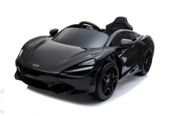 McLaren 720S Lisenced 12V Battery Powered Kids Electric Ride On Toy Car EVA Wheels Leather Seats (Model: M720S) Onyx BLACK - LK Auto Factors