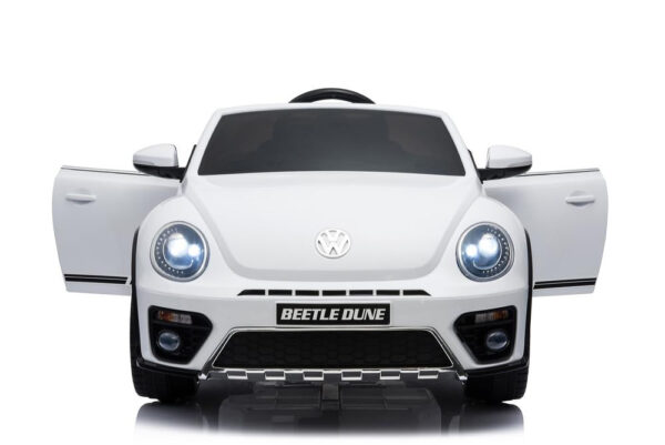 Volkswagen Licenced VW BEETLE 12V 4.5A Battery Powered Kids Electric Ride On Toy Car (MODEL S303 WHITE) - LK Auto Factors