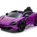 McLaren 720S Lisenced 12V Battery Powered Kids Electric Ride On Toy Car EVA Wheels Leather Seats (Model: M720S) Lantana Purple - LK Auto Factors