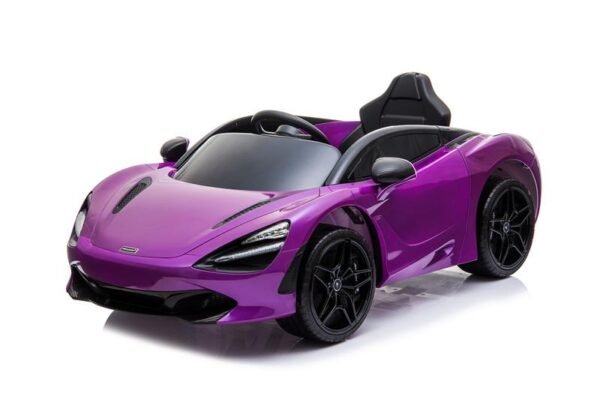 McLaren 720S Lisenced 12V Battery Powered Kids Electric Ride On Toy Car EVA Wheels Leather Seats (Model: M720S) Lantana Purple - LK Auto Factors