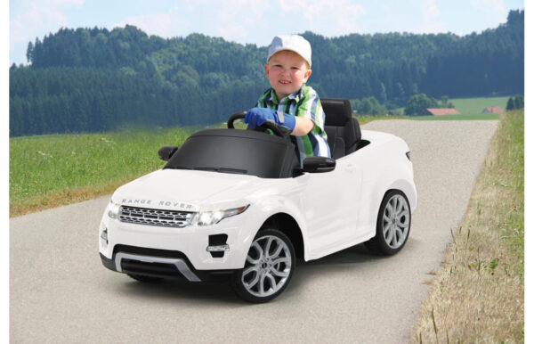 Ride-on Land Rover Evoque whit e 27Mhz 4X4 | 12v kids ride on,Kids ride on,land rover,SALOON & HOT HATCHES