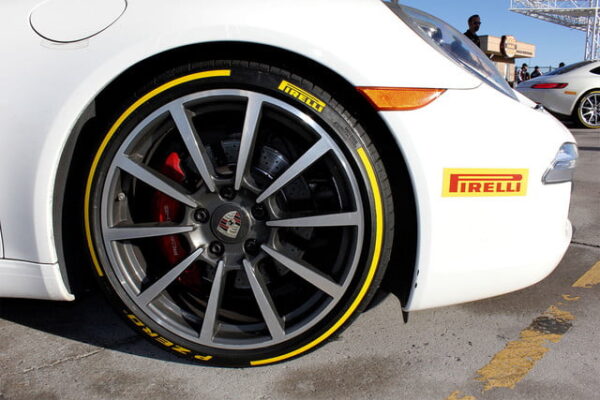 New 2020 Rubber Raised Pirelli With Stripes Tyre Sticker Decal Vinyl Letters - LK Auto Factors