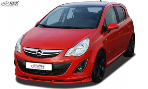 LK Performance RDX Front Spoiler VARIO-X OPEL Corsa D Facelift OPC-Line 2010+ (Fit for OPC-Line and Cars with OPC-Line Frontlip) Front Lip Splitter - LK Auto Factors