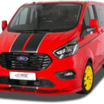 LK Performance front spoiler VARIO-X FORD Transit Custom / Tourneo Custom ST-Line 2018+ front lip front attachment front spoiler lip - LK Auto Factors