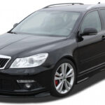 LK Performance RDX Sideskirts SKODA Octavia 2 / 1Z (incl. Facelift) "GT4"  Made from ABS plastic, new, unpainted, including installation accessories, aluminium mesh (silver) and instruction, TÜV approval. - LK Auto Factors