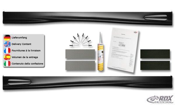 LK Performance RDX Sideskirts VOLVO V60/S60 -2013 "GT4 - LK Auto Factors