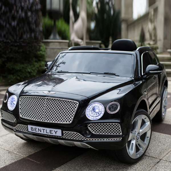 Licensed Bentley Bentayga 12v Kids Electric Ride On Kids Car - Metallic Black - LK Auto Factors