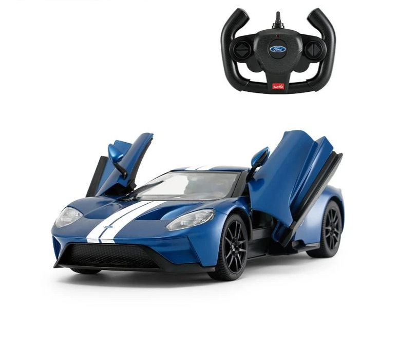 Rastar RC 1:14 Ford GT Kids Remote Control Toy Car - Blue - LK Auto Factors