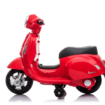 Vespa GTS Licensed 6V Ride On Scooter Bike with Training Wheels Red | 12v kids ride on,Kids ride on,Motorcycles
