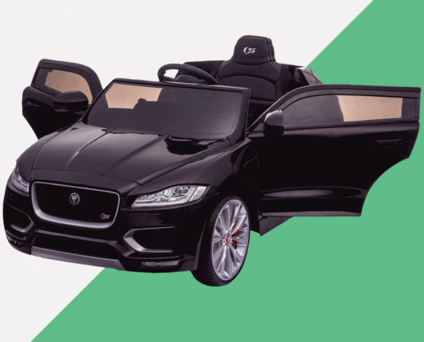 Kids Jaguar F Pace Licensed Electric Battery Ride On Car Jeep With Parental Remote Control Black | 12v kids ride on,Kids ride on,Ride on Car,SALOON & HOT HATCHES