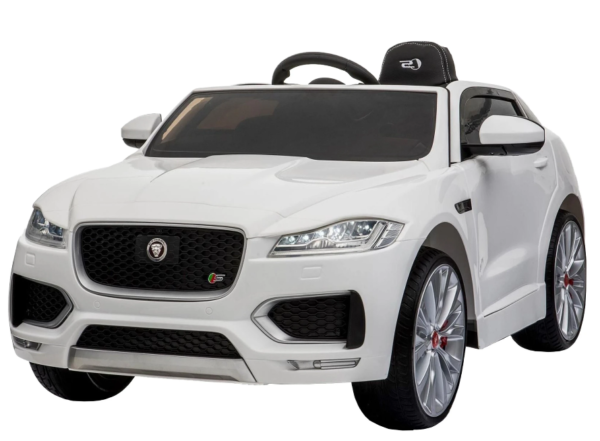 Kids Jaguar F Pace Licensed Electric Battery Ride On Car Jeep With Parental Remote Control White | 12v kids ride on,Kids ride on,Ride on Car,SALOON & HOT HATCHES