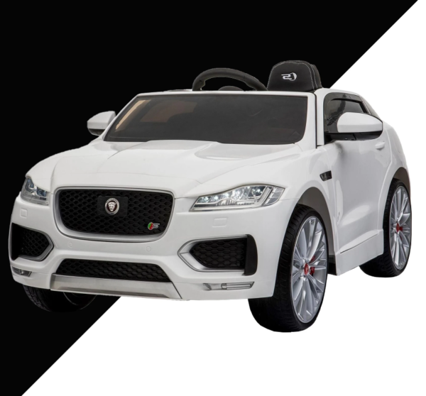 Kids Jaguar F Pace Licensed Electric Battery Ride On Car Jeep With Parental Remote Control White | 12v kids ride on,Kids ride on,Ride on Car,SALOON & HOT HATCHES