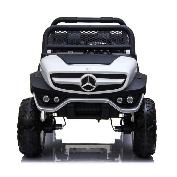 Mercedes Benz UniMog UTV/ATV Buggy - 24V 4WD White | 12v kids ride on,4X4,Kids ride on,UTV/ATV Buggy