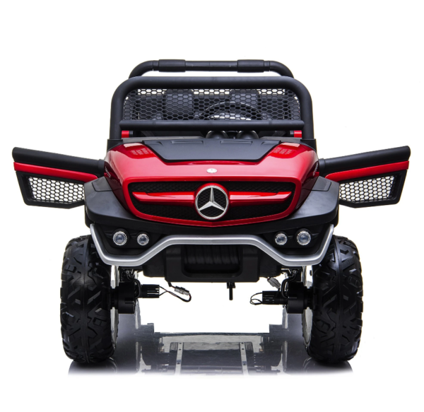 Mercedes Benz UniMog UTV/ATV Buggy - 24V 4WD Red4 | 4X4