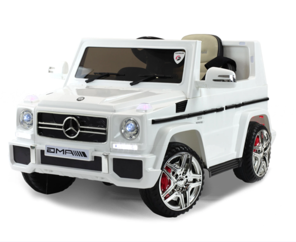 Mercedes G65 AMG Kids Ride On Car - 12V 2WD White | 12v kids ride on,Kids ride on,Ride on Car,SALOON & HOT HATCHES
