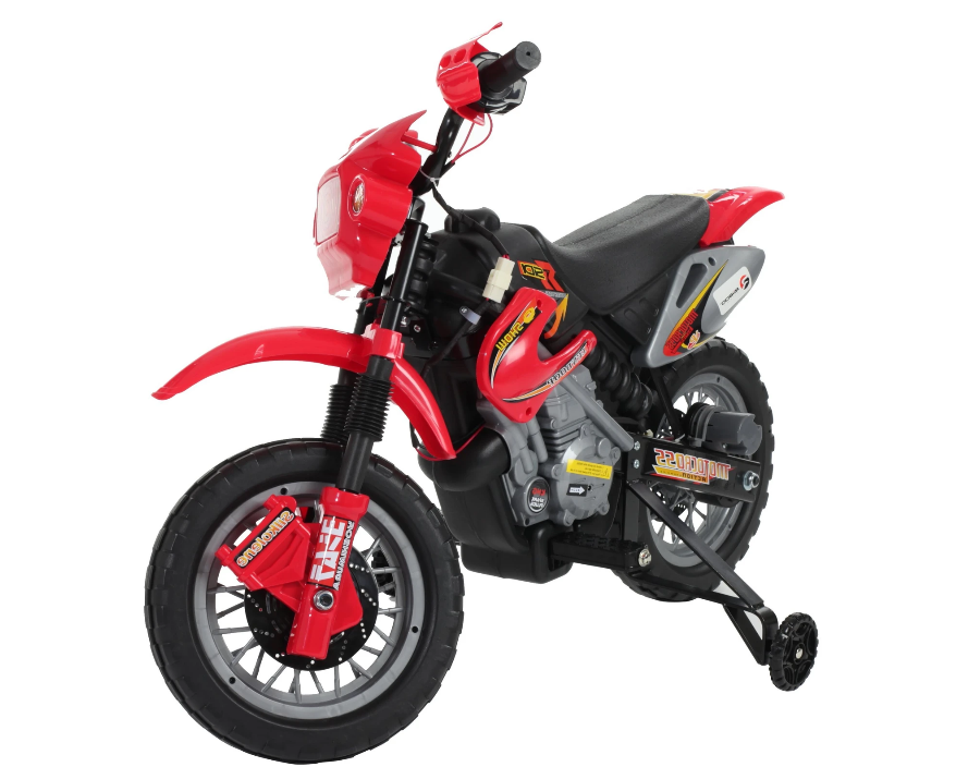 MotorCross Ride on Motorbike - 6V Red | 12v kids ride on,Kids ride on,Motorcycles,Ride on Motorbike