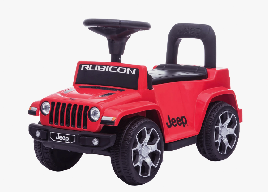 Jeep Rubicon Electric & Push Along Car - Licensed Kids Ride on Electric Car | 12v kids ride on,Foot to Floor,Kids ride on,Kids Ride on Electric Car