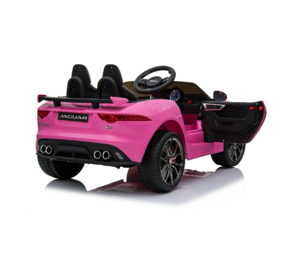 Jaguar F-Type SVR Compact 12v Ride on Kids Car with Remote - Pink | Kids ride Electric Car,Ride on Kids Car,SALOON & HOT HATCHES