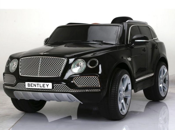 Licensed Bentley Bentayga 12v Kids Electric Ride On Kids Car - Metallic Black - LK Auto Factors