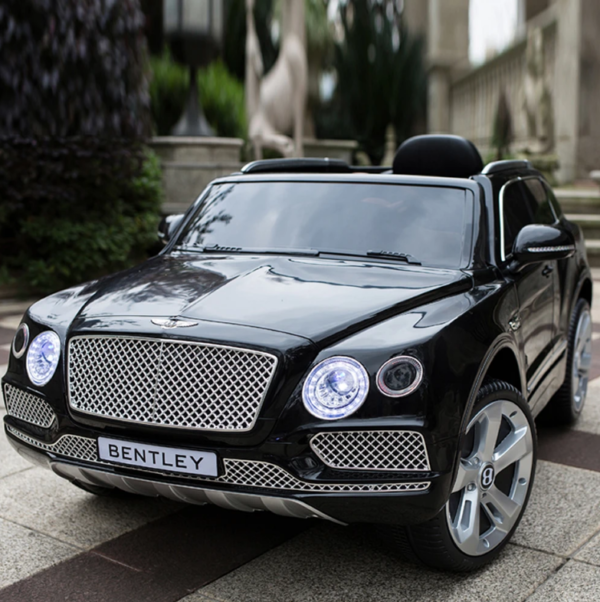 Licensed Bentley Bentayga 12v Kids Electric Ride On Kids Car - Metallic Black - LK Auto Factors