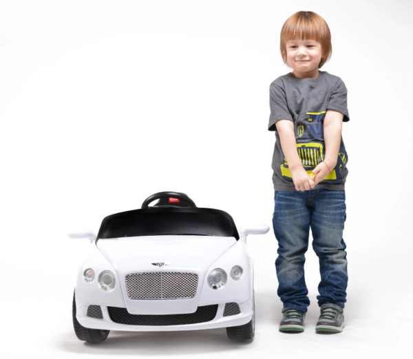 WHITE Bentley GTC 12V Electric Ride On Car | Bentley,SALOON & HOT HATCHES