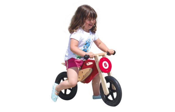 Push-Bike Wood Moto red | 12v kids ride on,Foot to Floor,Kids ride on,Motorbike BMW,Push-Bike