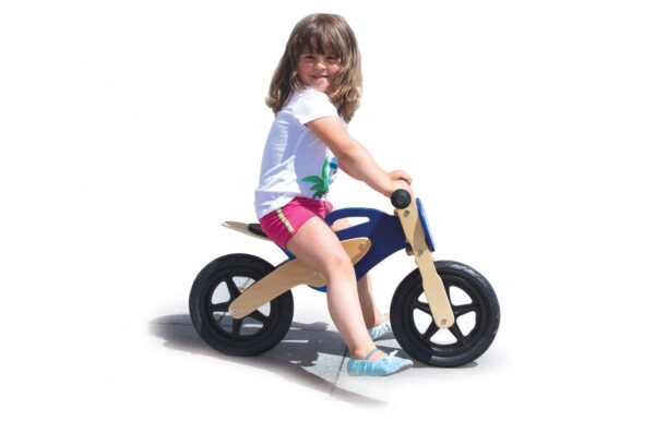 Push-Bike Wood Bike blue | Foot to Floor,Kids ride on,Motorbike BMW,Push-Bike