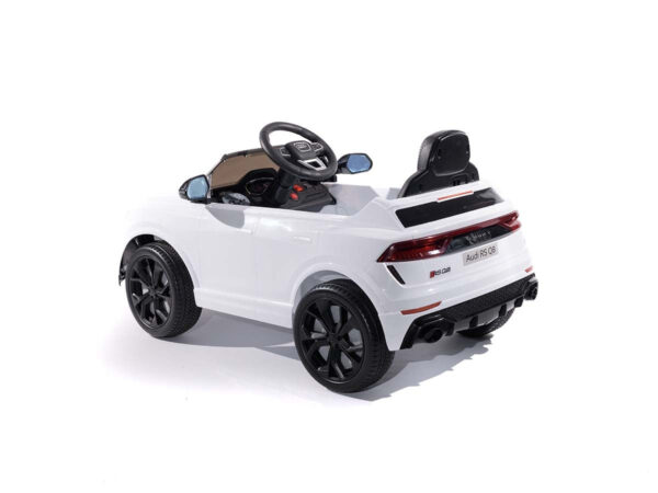 12V Licensed White Audi Q8 RS Battery Ride On Car | Audi Q8 RS,SALOON & HOT HATCHES