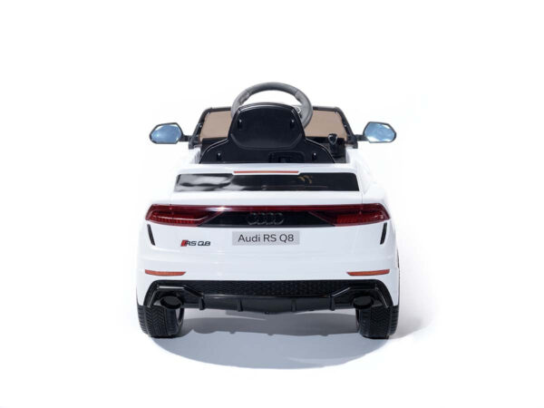 12V Licensed White Audi Q8 RS Battery Ride On Car | Audi Q8 RS,SALOON & HOT HATCHES