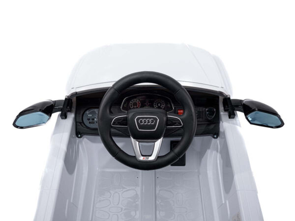 12V Licensed White Audi Q8 RS Battery Ride On Car | Audi Q8 RS,SALOON & HOT HATCHES