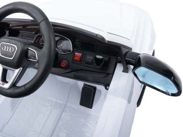 12V Licensed White Audi Q8 RS Battery Ride On Car | Audi Q8 RS,SALOON & HOT HATCHES