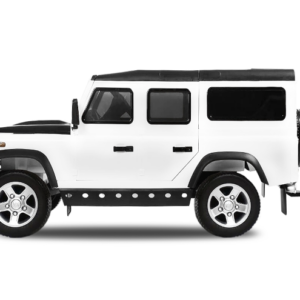 Ride on 12v Electric Land Rover Defender with Parental Control White Official Model - LK Auto Factors