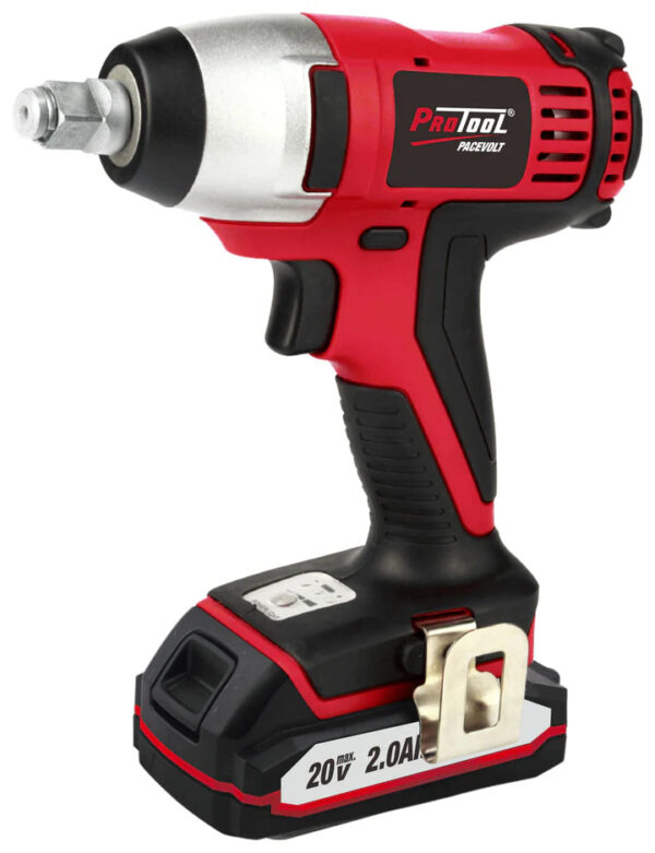 PROTOOL 20V CORDLESS IMPACT WRENCH 2 X 2AH BATTERIES
