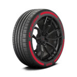 New 2020 Rubber Raised Pirelli With Stripes Tyre Sticker Decal Vinyl Letters - LK Auto Factors
